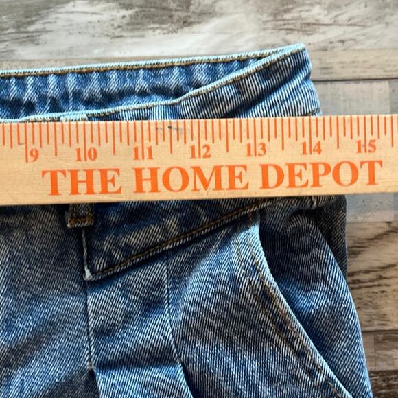 SO Pleated Balloon Jean Super High Rise Sz 9/29 Baggy Relaxed Taper Leg Trendy - Picture 10 of 10